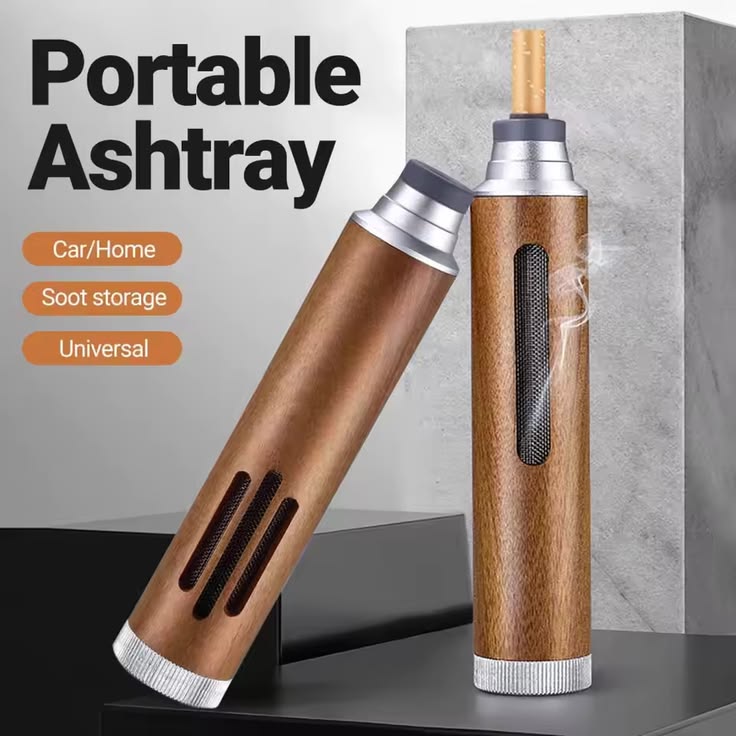 Anti-Soot Handheld Car Ashtray