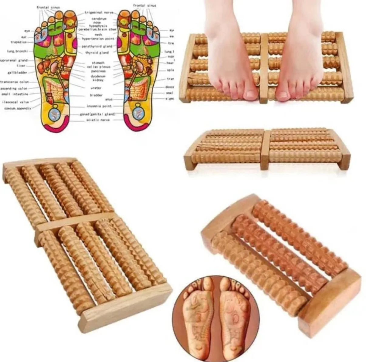 WOODEN FOOT MASSAGER