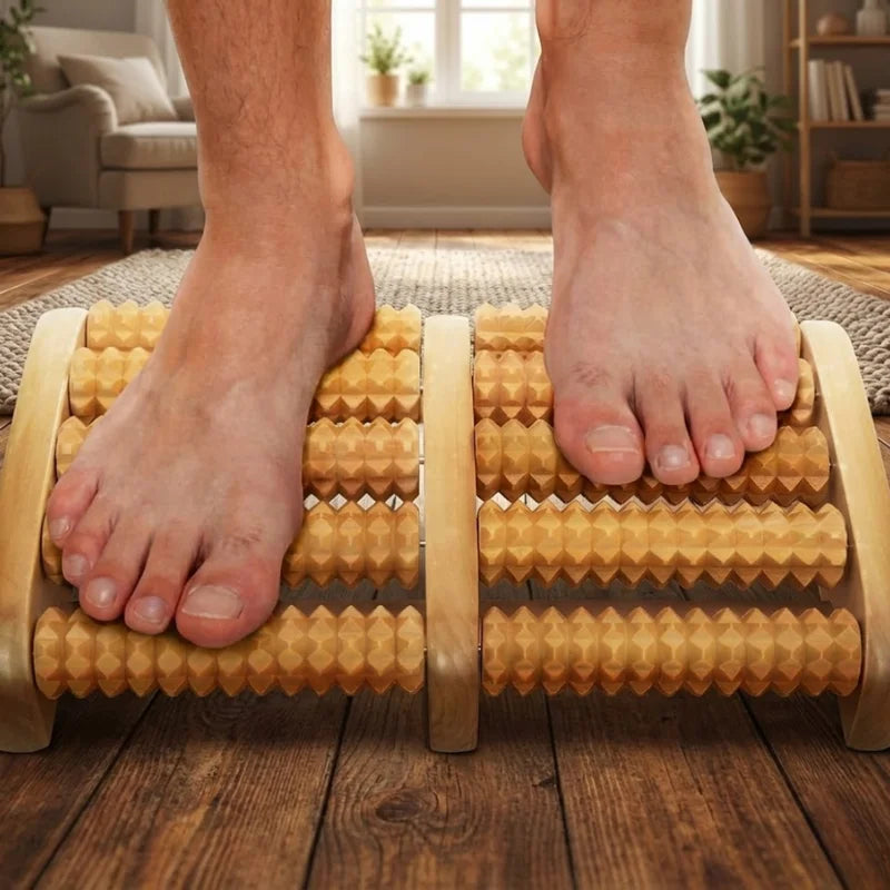 WOODEN FOOT MASSAGER